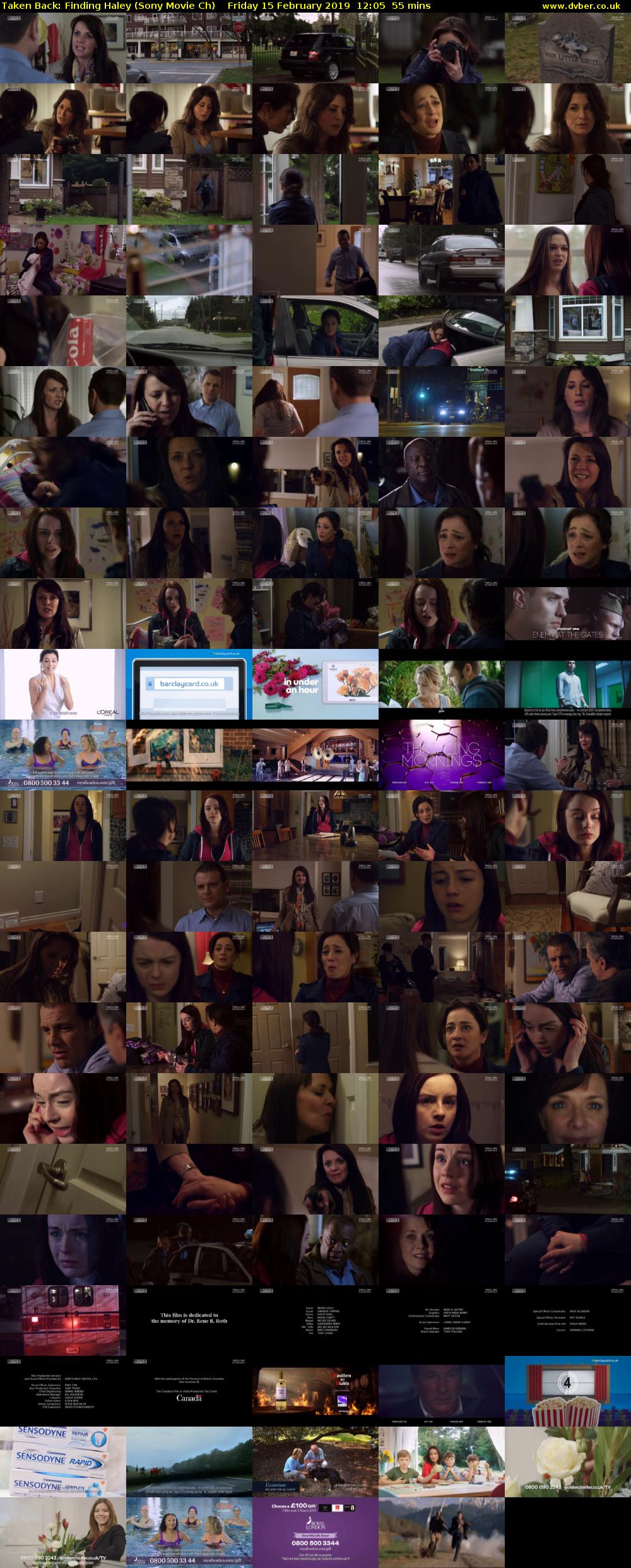 Taken Back: Finding Haley (Sony Movie Ch) Friday 15 February 2019 12:05 - 13:00