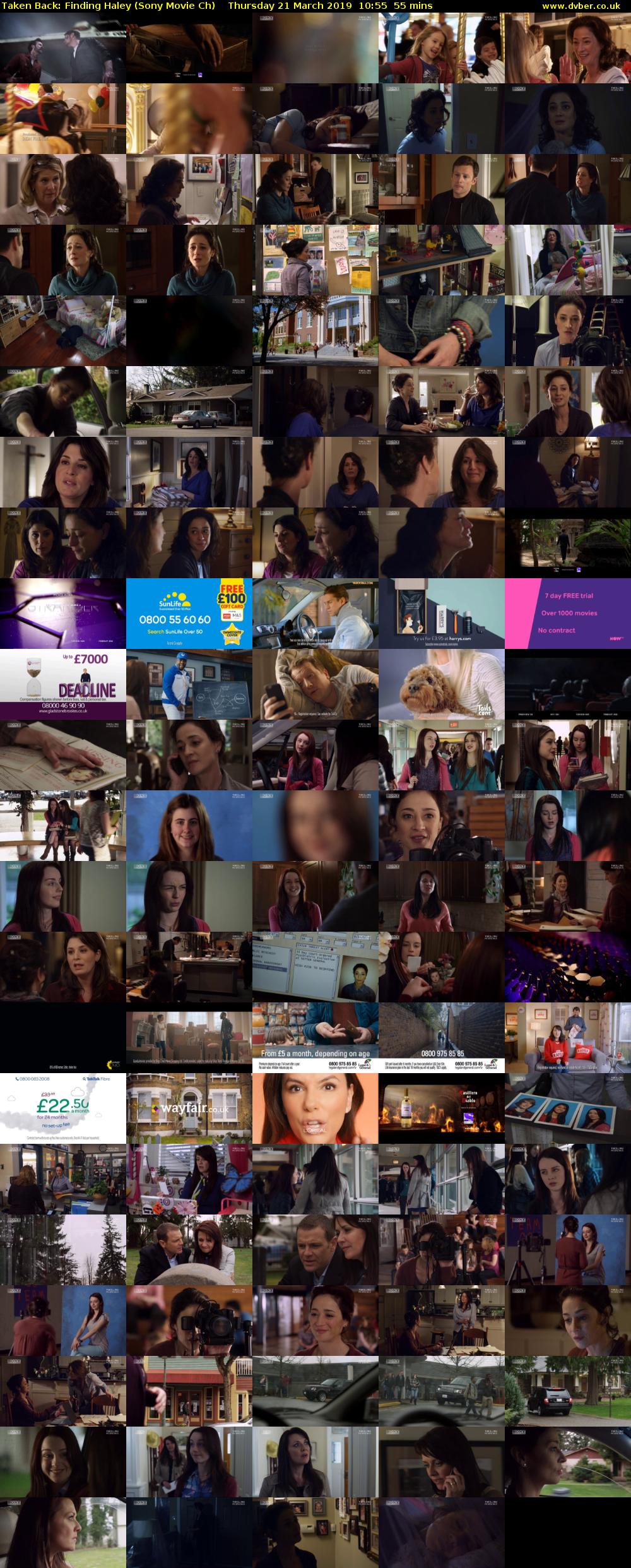 Taken Back: Finding Haley (Sony Movie Ch) Thursday 21 March 2019 10:55 - 11:50
