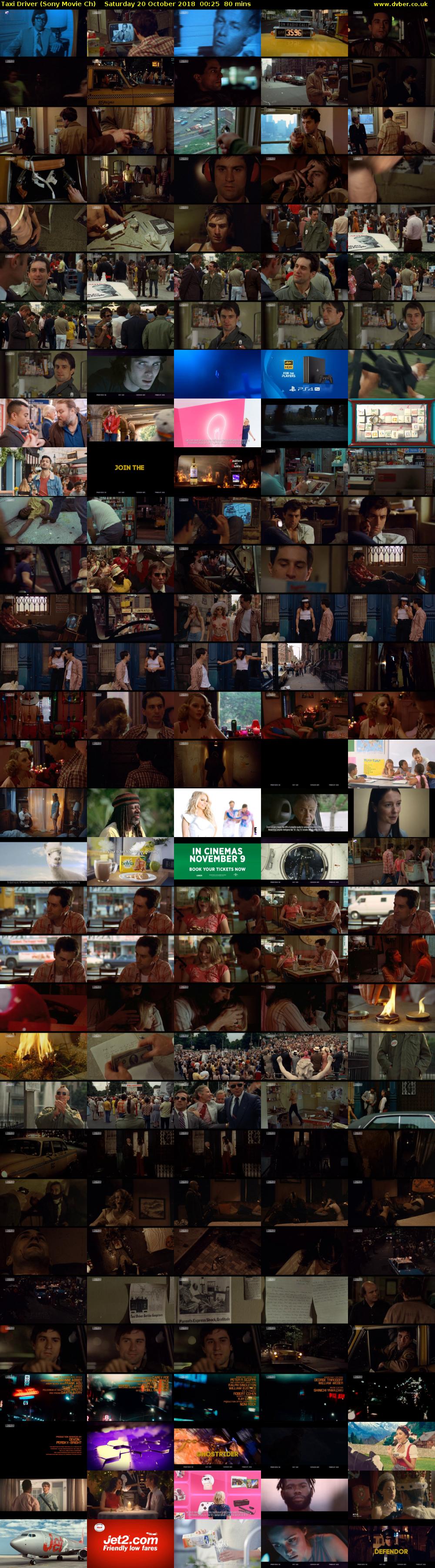 Taxi Driver (Sony Movie Ch) Saturday 20 October 2018 00:25 - 01:45