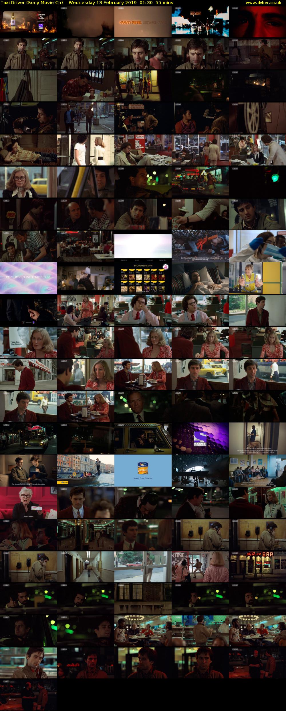 Taxi Driver (Sony Movie Ch) Wednesday 13 February 2019 01:30 - 02:25