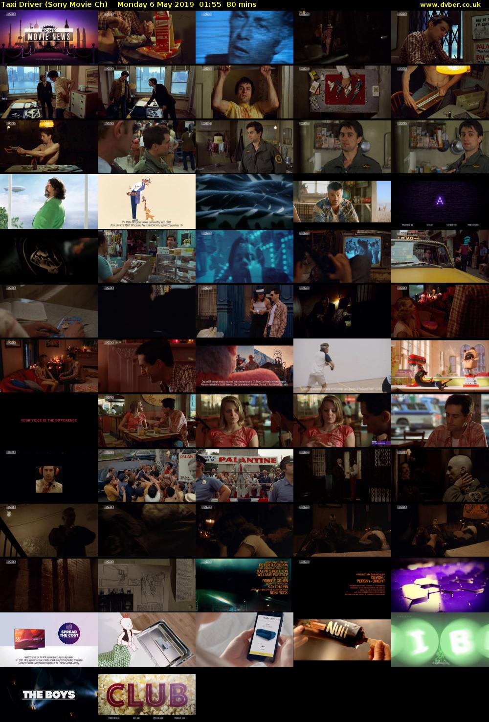 Taxi Driver (Sony Movie Ch) Monday 6 May 2019 01:55 - 03:15