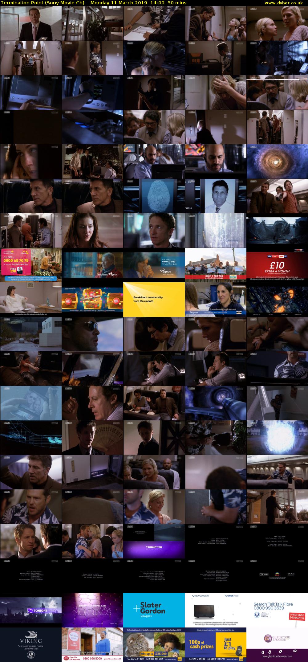 Termination Point (Sony Movie Ch) Monday 11 March 2019 14:00 - 14:50