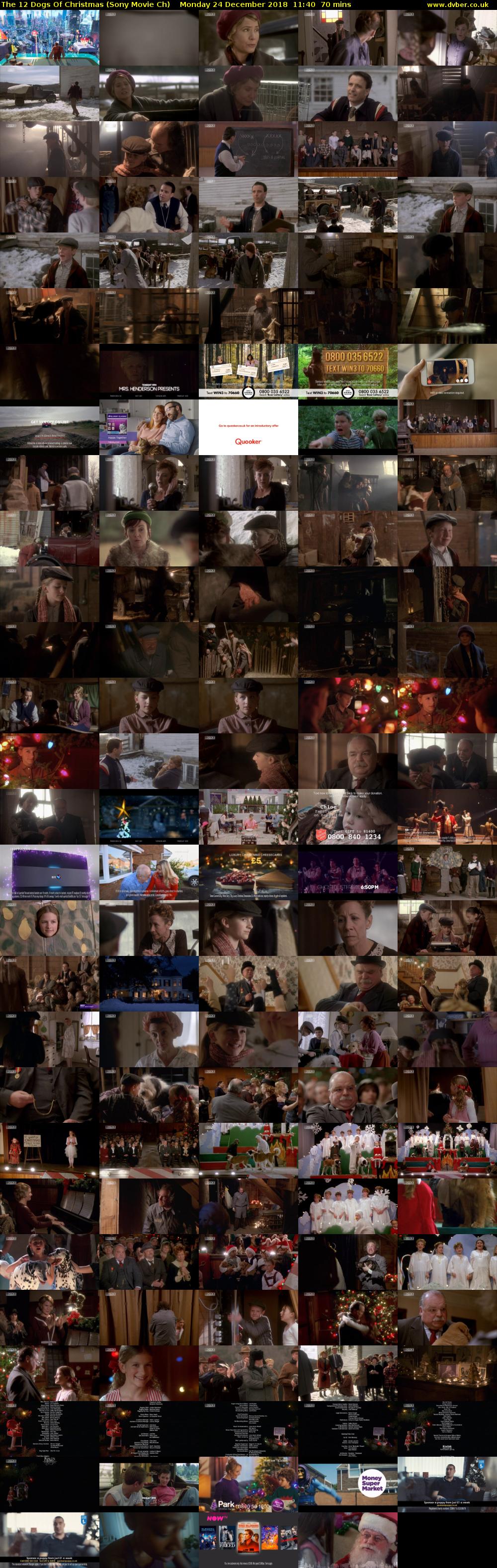 The 12 Dogs Of Christmas (Sony Movie Ch) Monday 24 December 2018 11:40 - 12:50