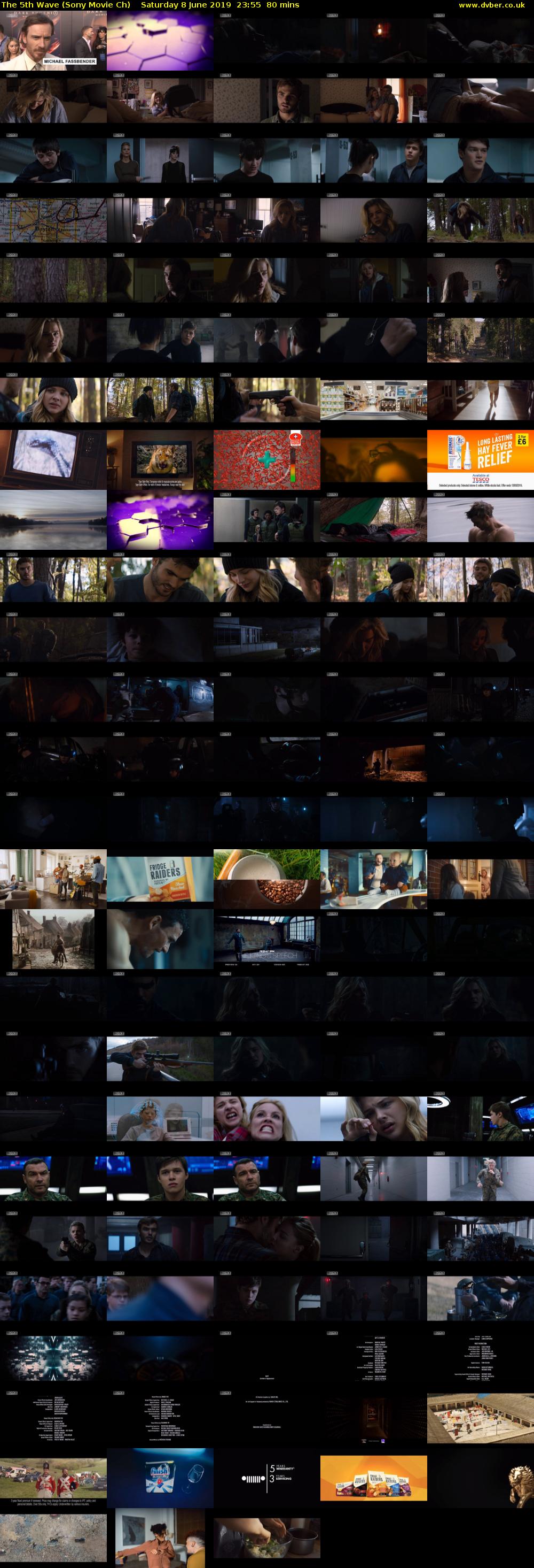 The 5th Wave (Sony Movie Ch) Saturday 8 June 2019 23:55 - 01:15