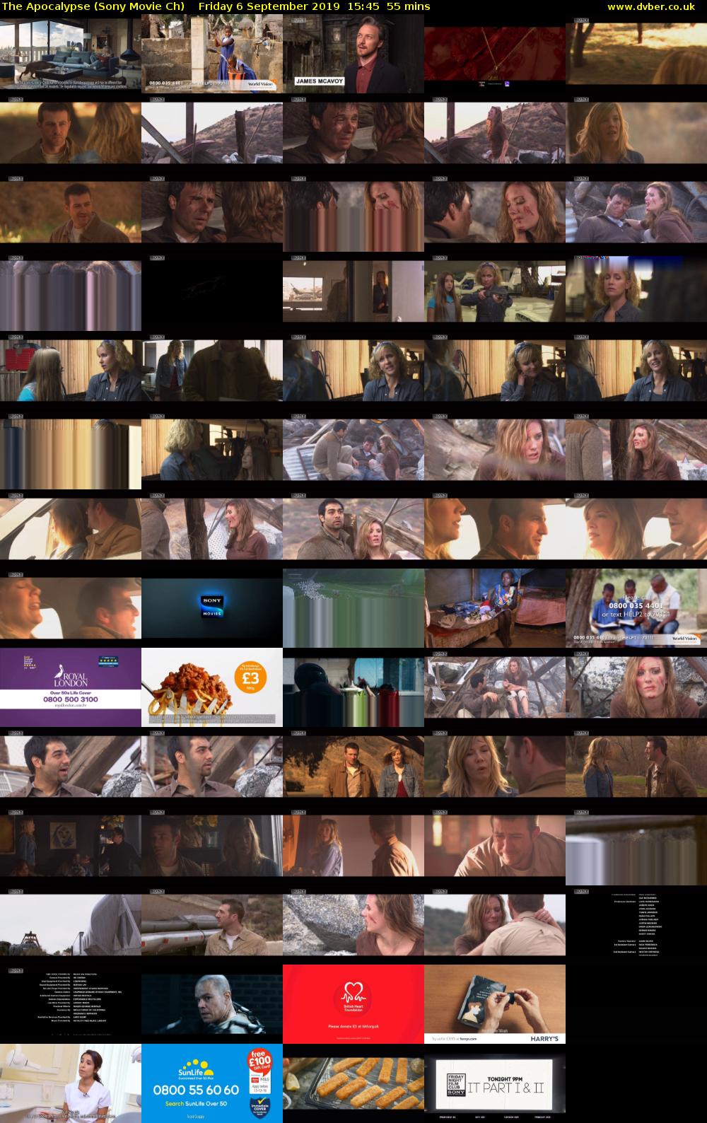The Apocalypse (Sony Movie Ch) Friday 6 September 2019 15:45 - 16:40