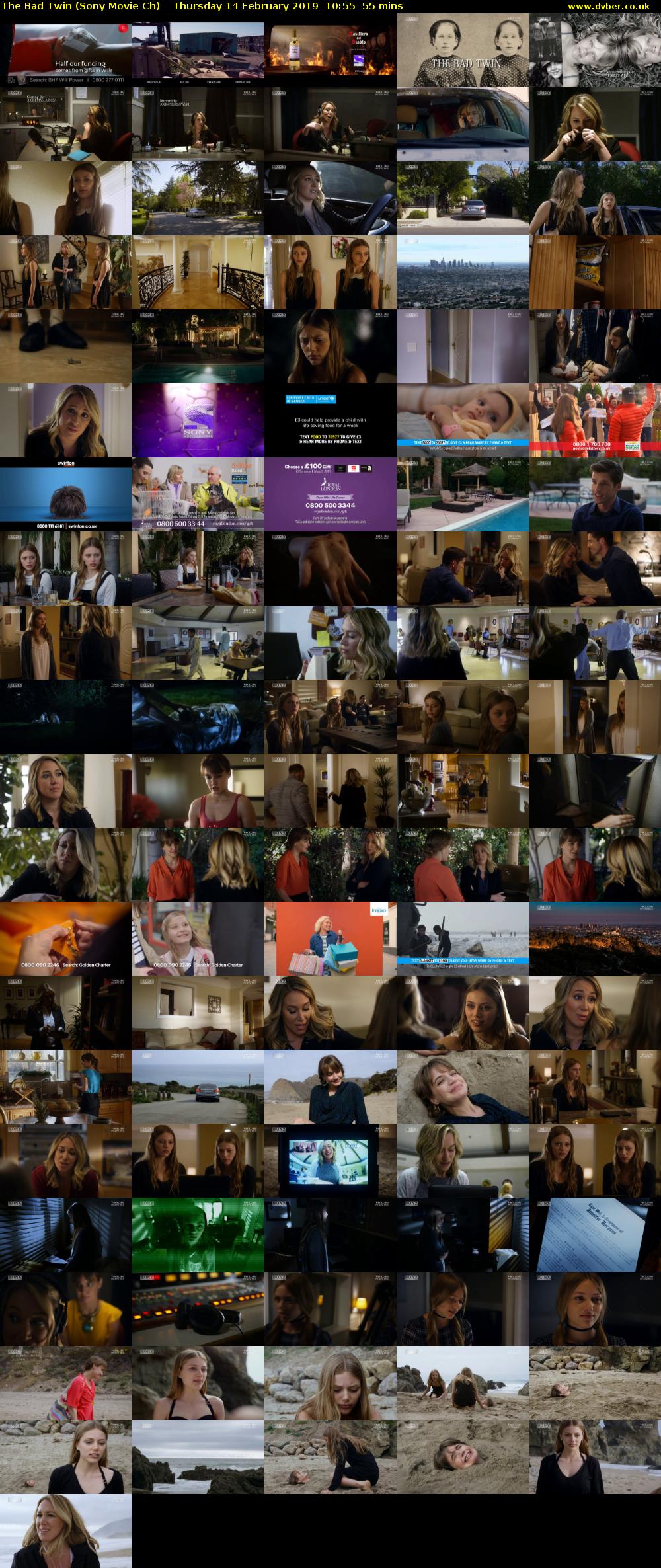 The Bad Twin (Sony Movie Ch) Thursday 14 February 2019 10:55 - 11:50