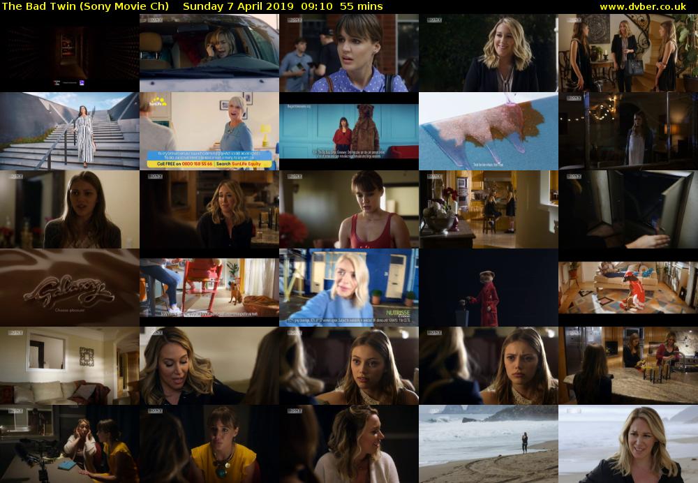 The Bad Twin (Sony Movie Ch) Sunday 7 April 2019 09:10 - 10:05