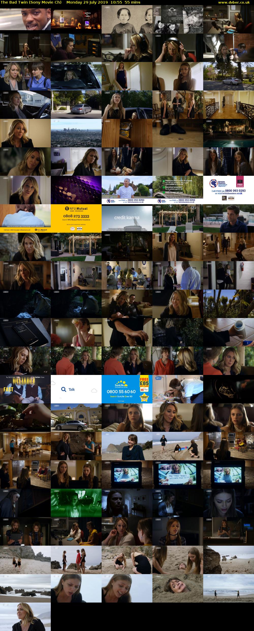 The Bad Twin (Sony Movie Ch) Monday 29 July 2019 10:55 - 11:50