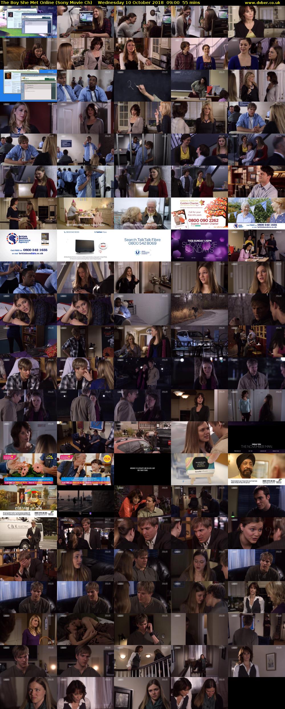 The Boy She Met Online (Sony Movie Ch) Wednesday 10 October 2018 09:00 - 09:55