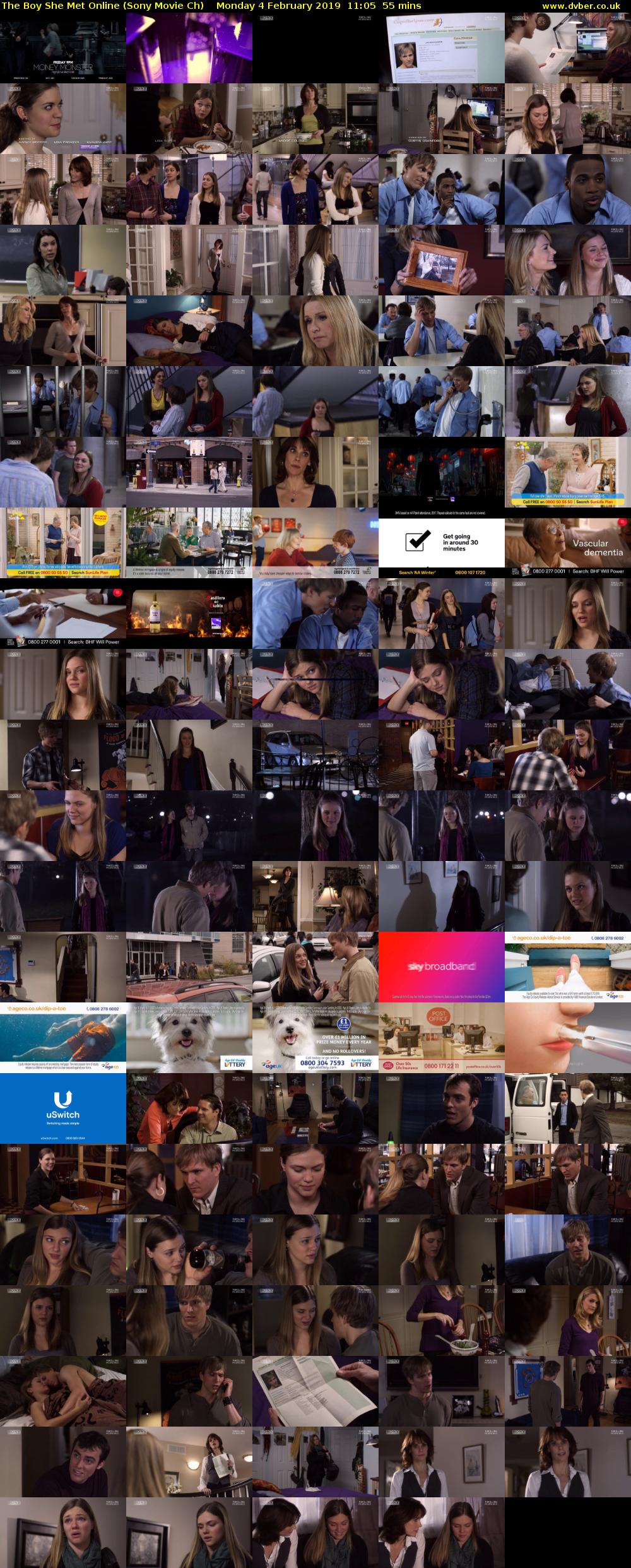 The Boy She Met Online (Sony Movie Ch) Monday 4 February 2019 11:05 - 12:00