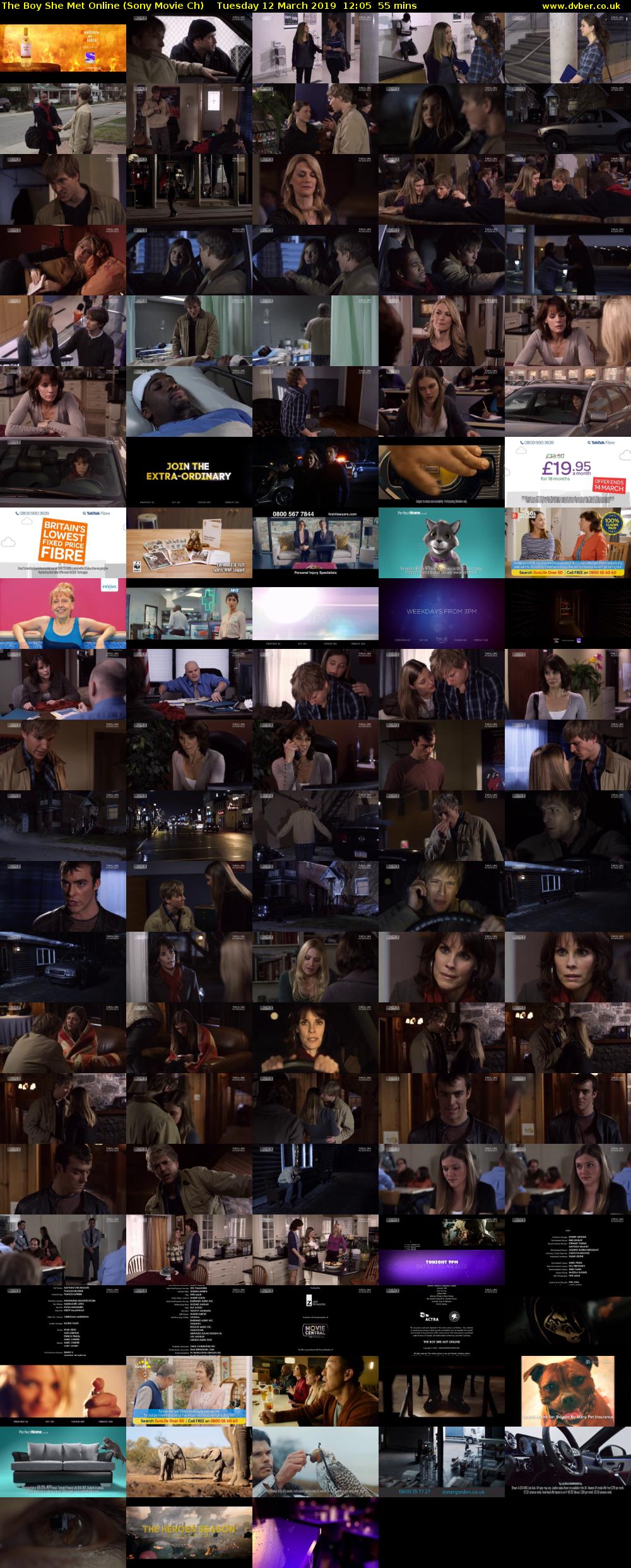 The Boy She Met Online (Sony Movie Ch) Tuesday 12 March 2019 12:05 - 13:00