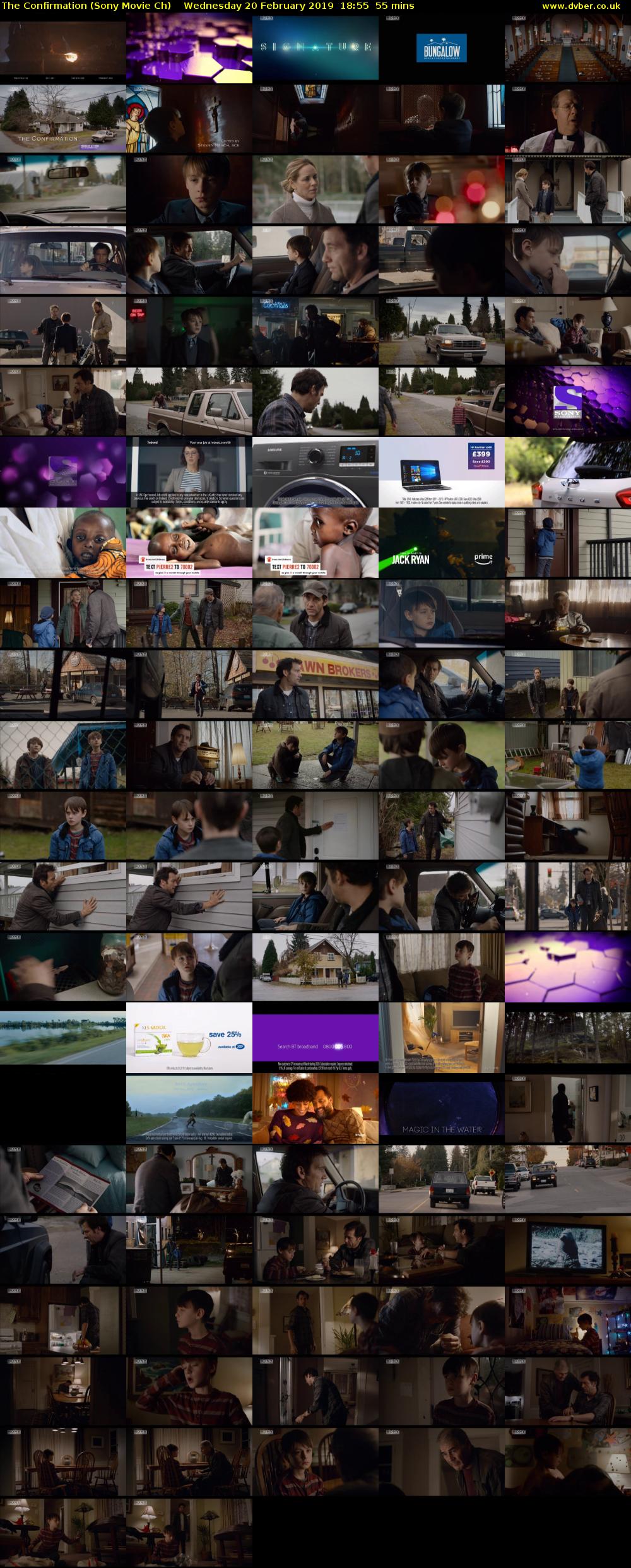 The Confirmation (Sony Movie Ch) Wednesday 20 February 2019 18:55 - 19:50