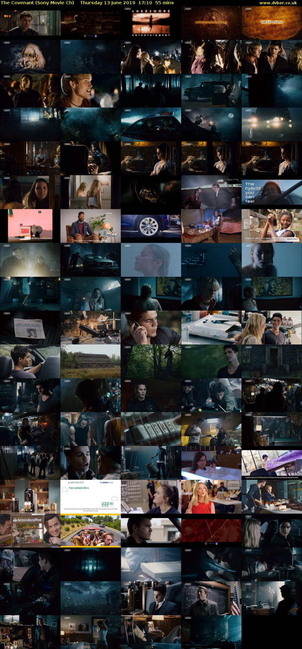 The Covenant (Sony Movie Ch) Thursday 13 June 2019 17:10 - 18:05