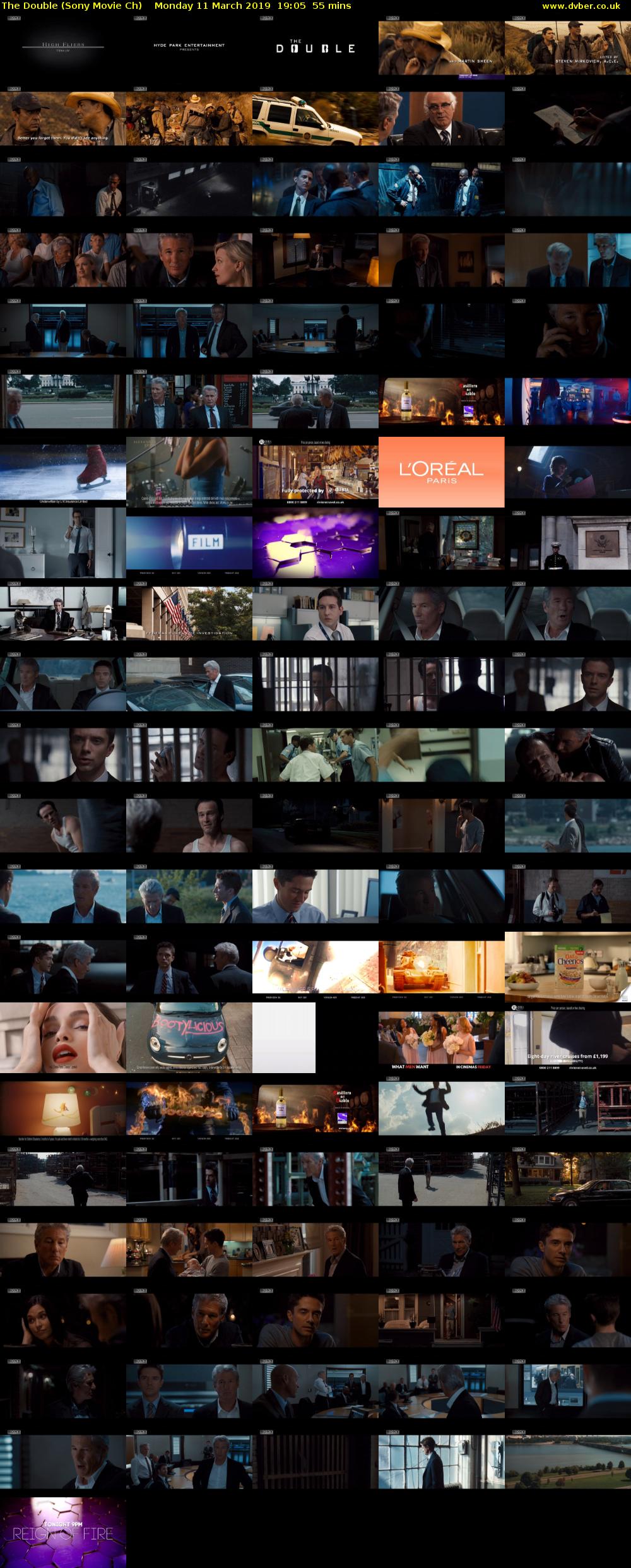 The Double (Sony Movie Ch) Monday 11 March 2019 19:05 - 20:00