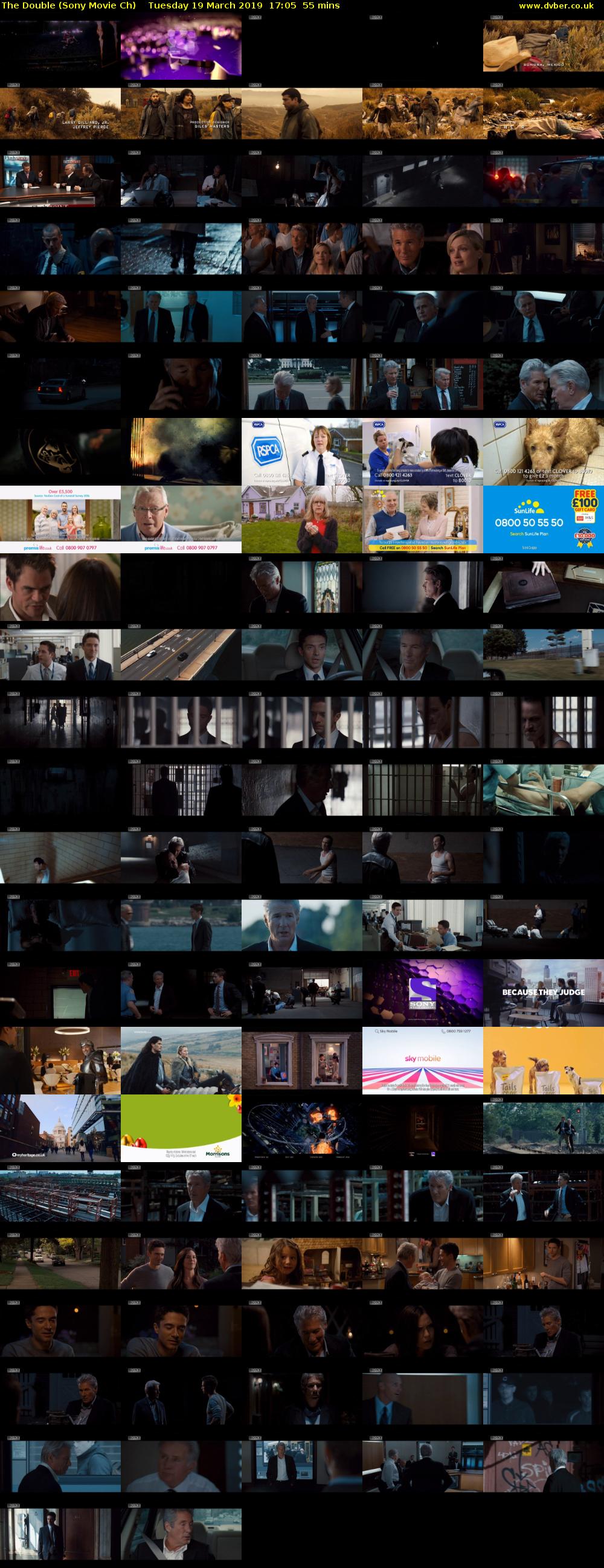The Double (Sony Movie Ch) Tuesday 19 March 2019 17:05 - 18:00