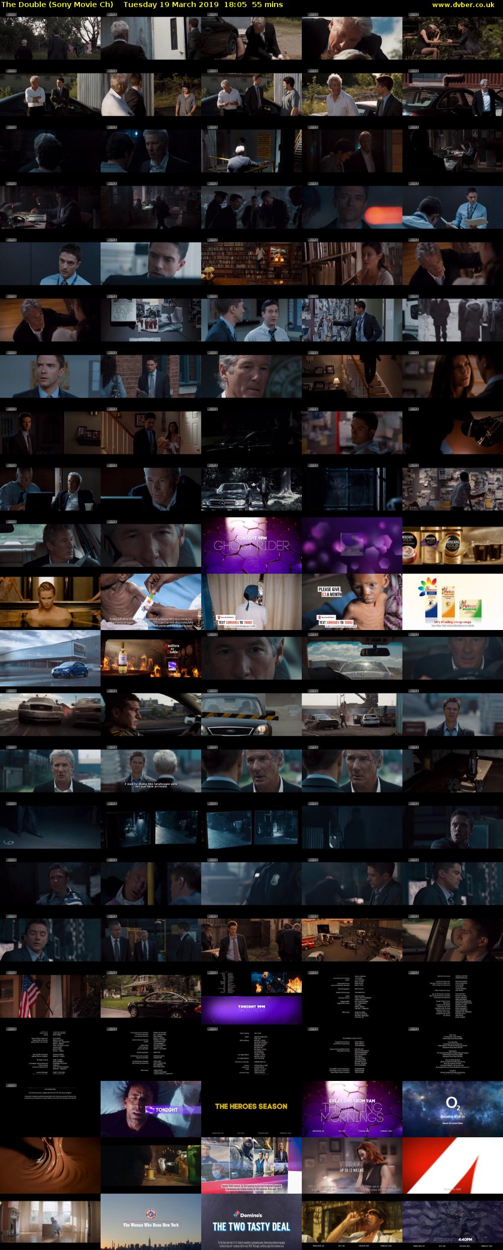 The Double (Sony Movie Ch) Tuesday 19 March 2019 18:05 - 19:00