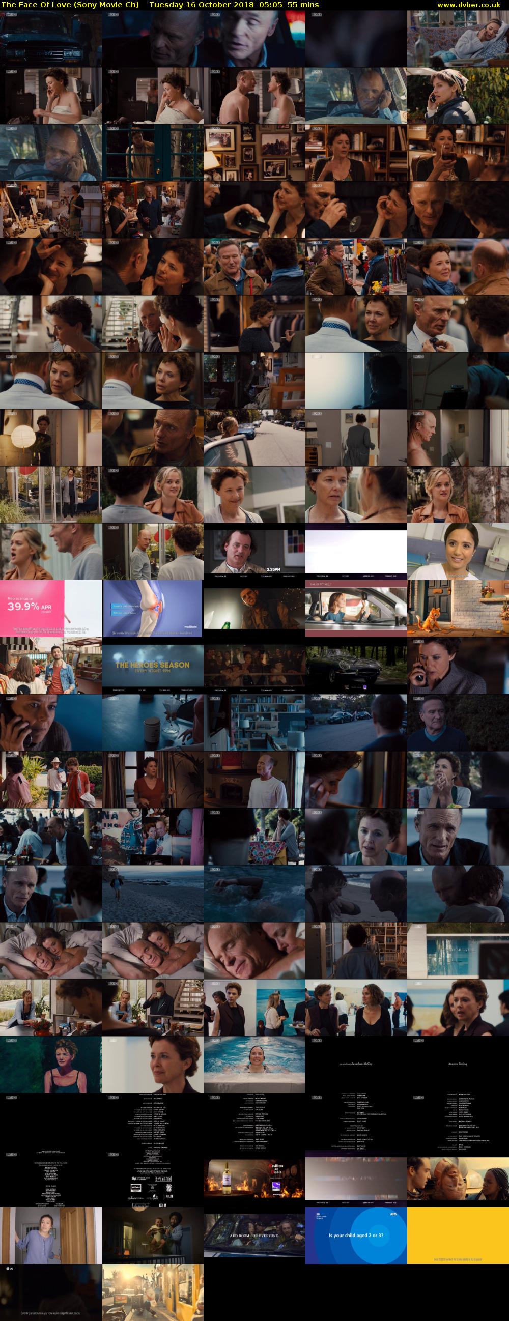 The Face Of Love (Sony Movie Ch) Tuesday 16 October 2018 05:05 - 06:00