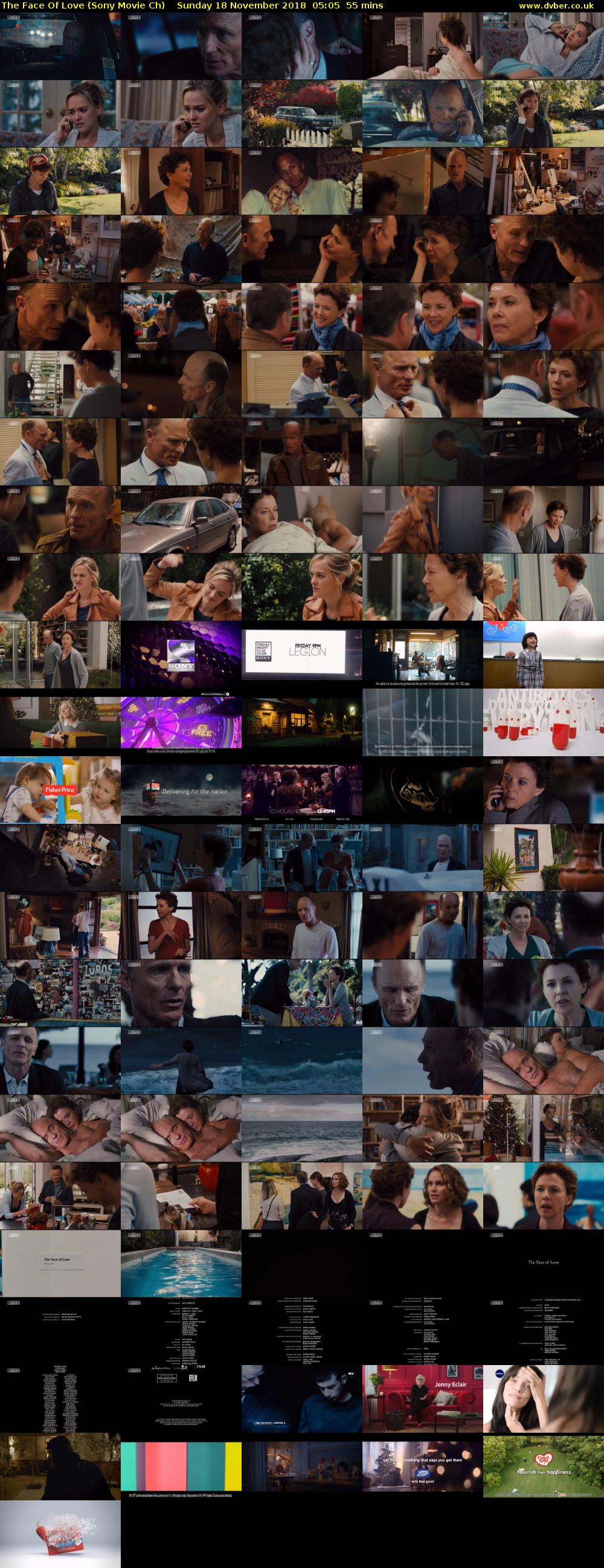 The Face Of Love (Sony Movie Ch) Sunday 18 November 2018 05:05 - 06:00