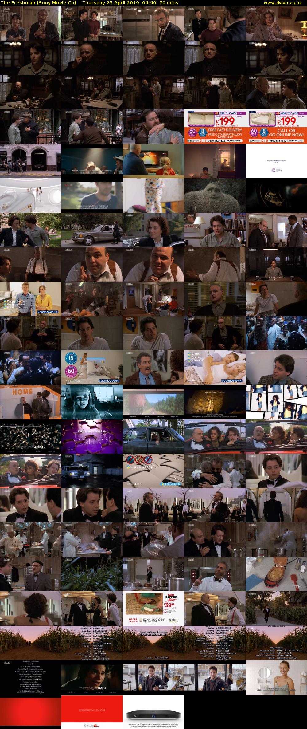 The Freshman (Sony Movie Ch) Thursday 25 April 2019 04:40 - 05:50