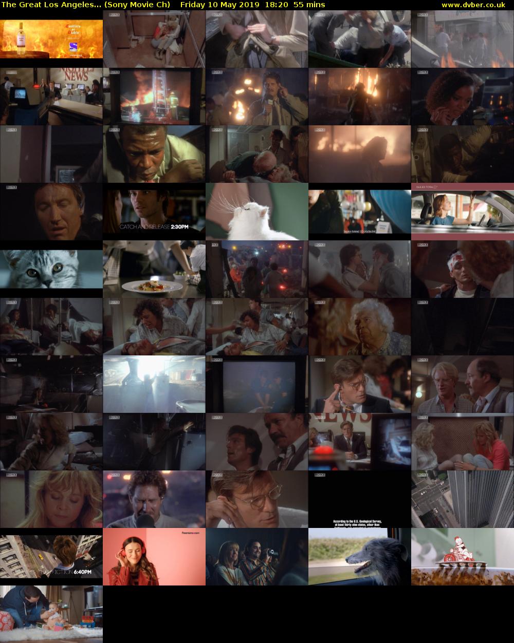 The Great Los Angeles... (Sony Movie Ch) Friday 10 May 2019 18:20 - 19:15