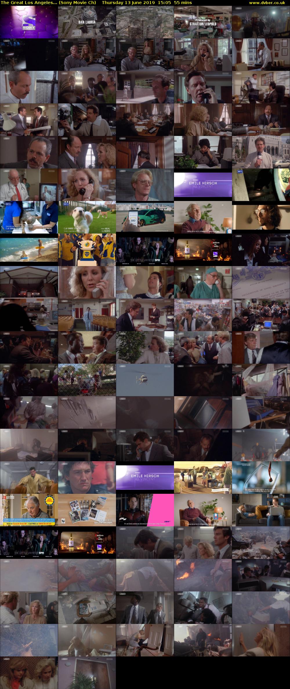 The Great Los Angeles... (Sony Movie Ch) Thursday 13 June 2019 15:05 - 16:00