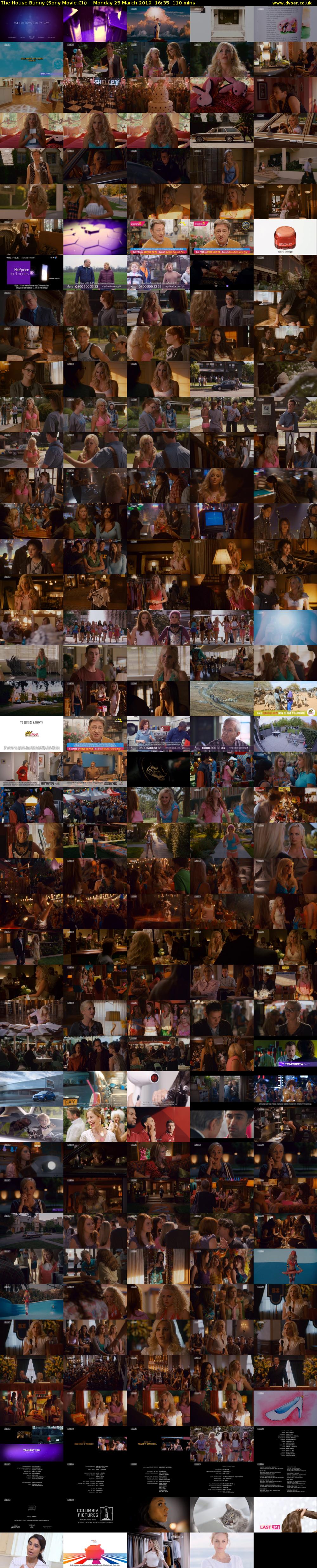 The House Bunny (Sony Movie Ch) Monday 25 March 2019 16:35 - 18:25