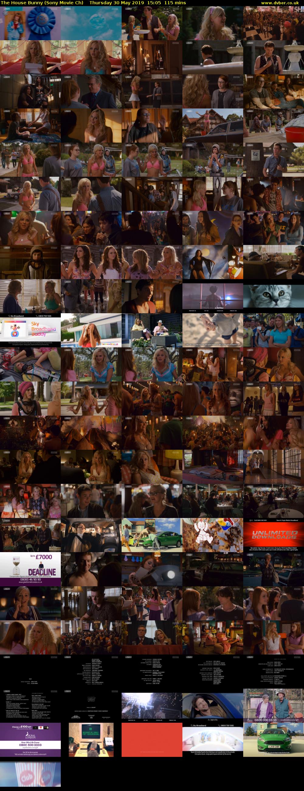 The House Bunny (Sony Movie Ch) Thursday 30 May 2019 15:05 - 17:00