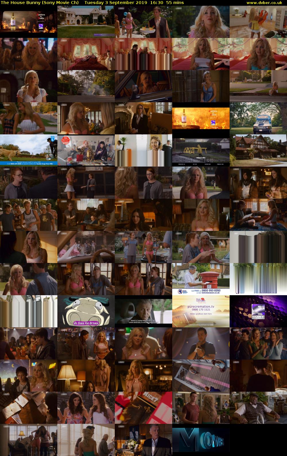 The House Bunny (Sony Movie Ch) Tuesday 3 September 2019 16:30 - 17:25