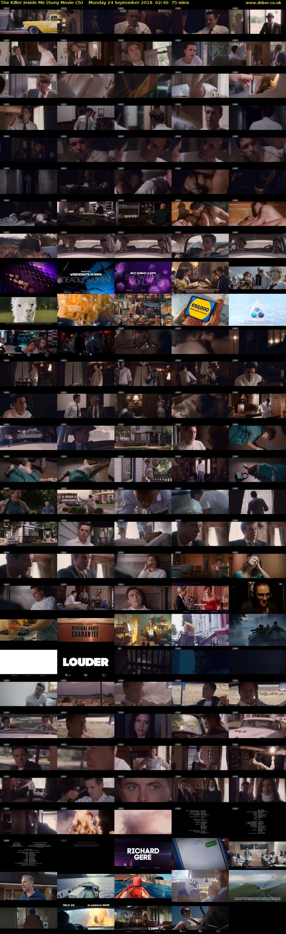 The Killer Inside Me (Sony Movie Ch) Monday 24 September 2018 02:40 - 03:55
