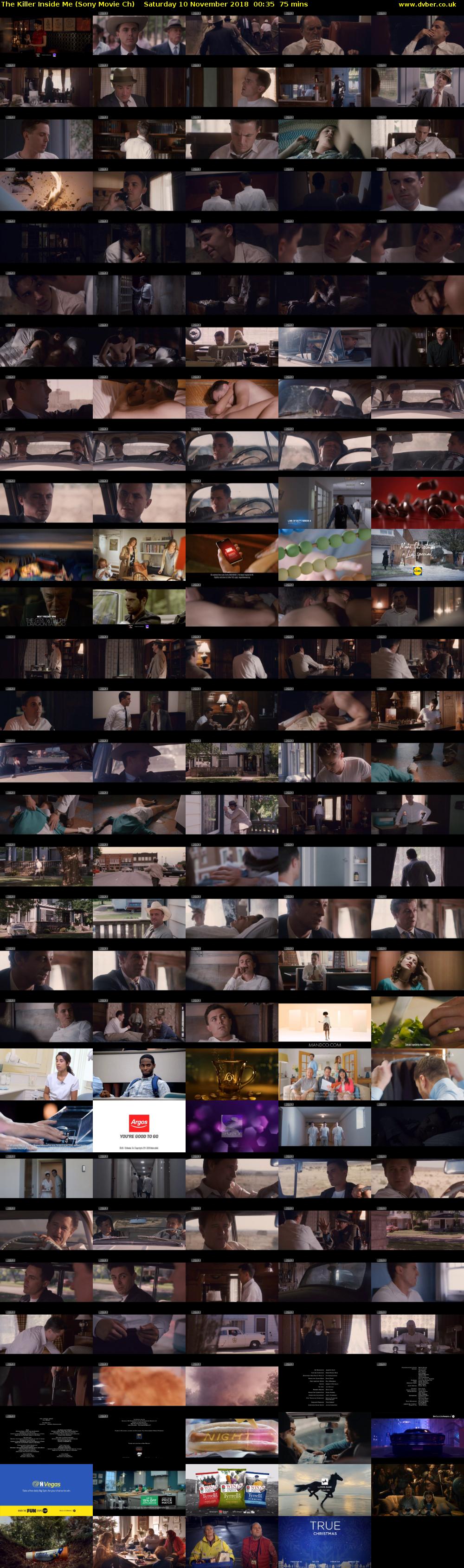 The Killer Inside Me (Sony Movie Ch) Saturday 10 November 2018 00:35 - 01:50