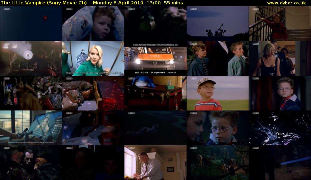 The Little Vampire (Sony Movie Ch) Monday 8 April 2019 13:00 - 13:55