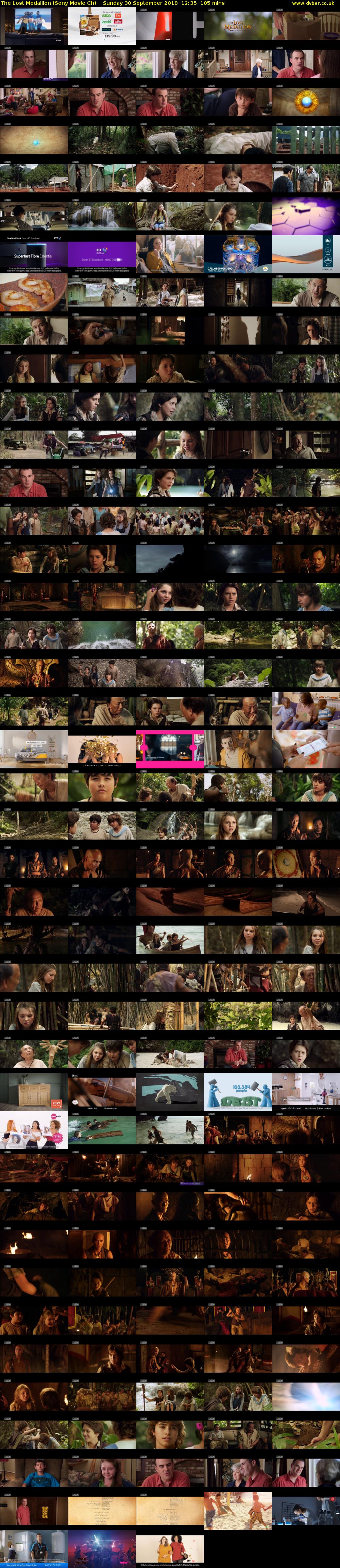 The Lost Medallion (Sony Movie Ch) Sunday 30 September 2018 12:35 - 14:20