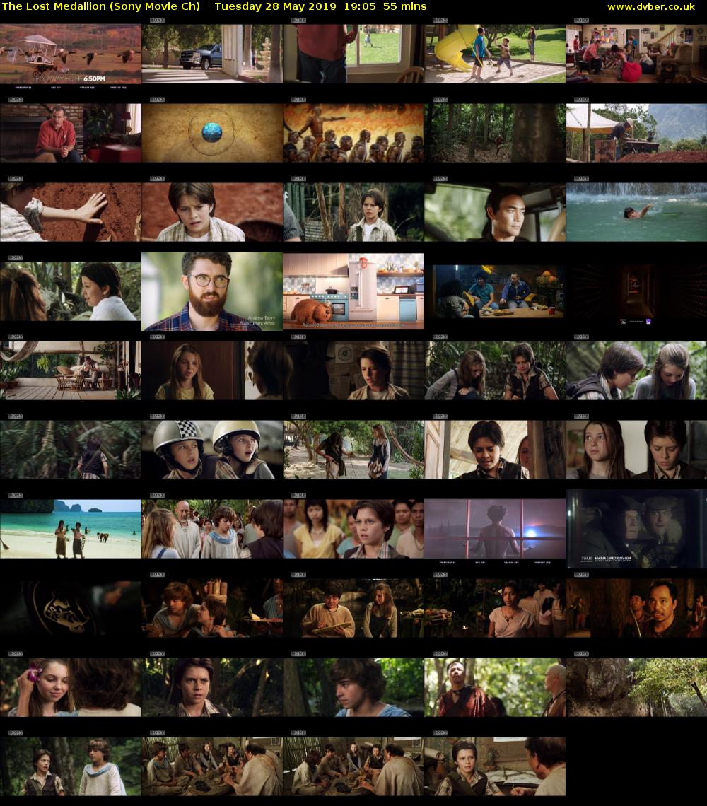 The Lost Medallion (Sony Movie Ch) Tuesday 28 May 2019 19:05 - 20:00