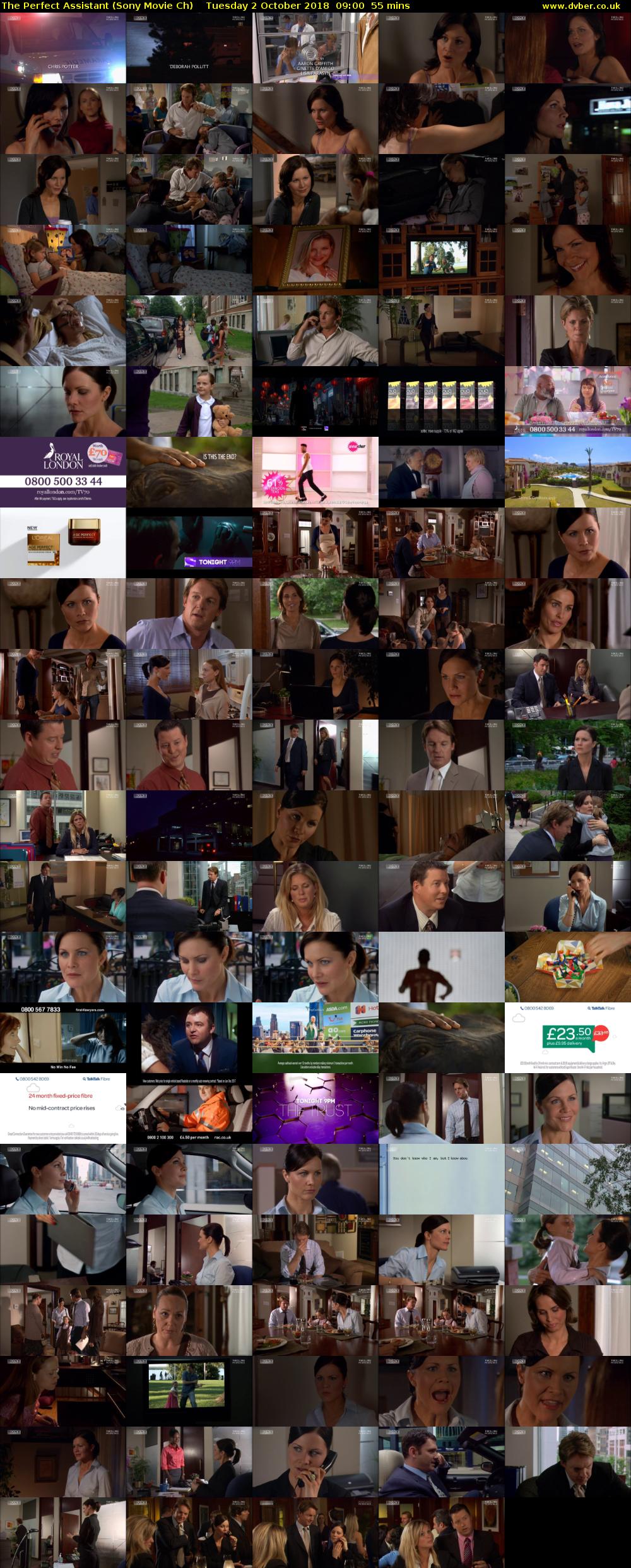 The Perfect Assistant (Sony Movie Ch) Tuesday 2 October 2018 09:00 - 09:55