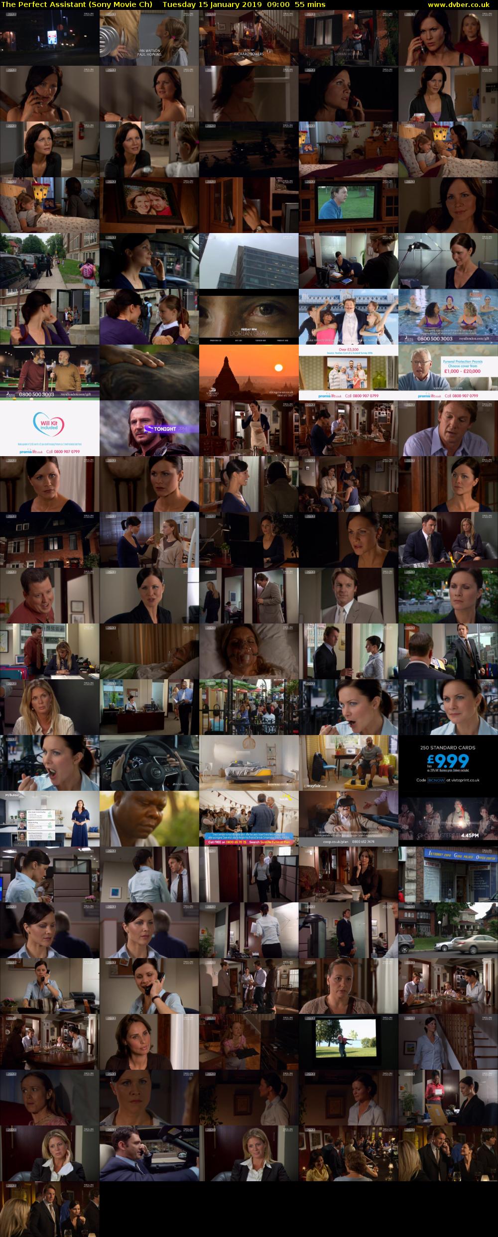 The Perfect Assistant (Sony Movie Ch) Tuesday 15 January 2019 09:00 - 09:55