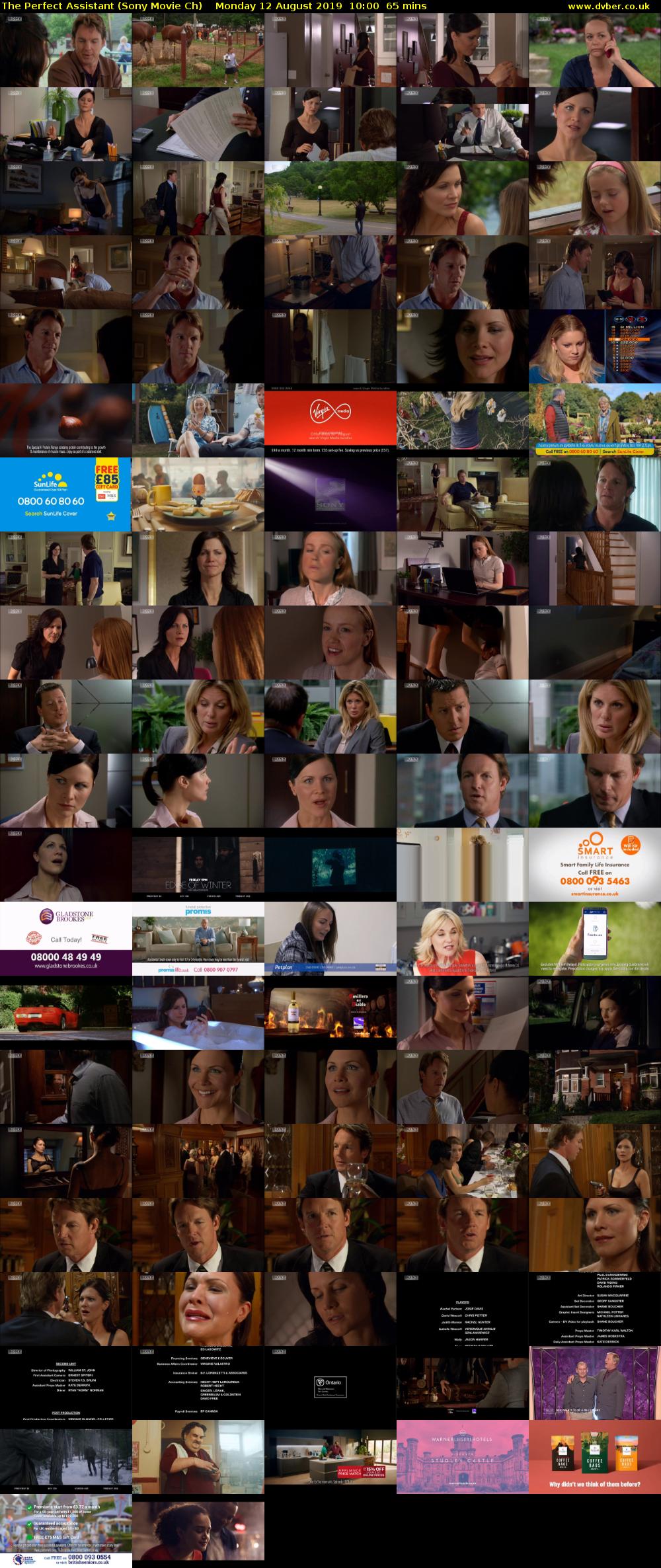 The Perfect Assistant (Sony Movie Ch) Monday 12 August 2019 10:00 - 11:05