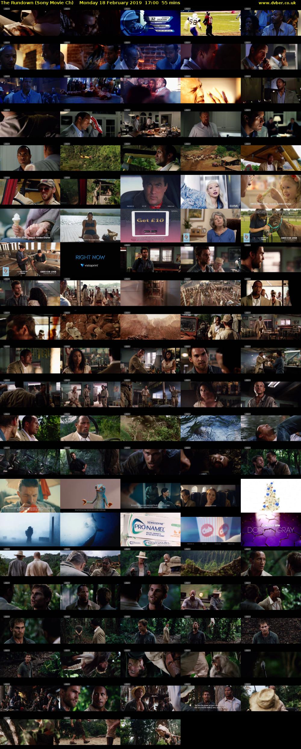The Rundown (Sony Movie Ch) Monday 18 February 2019 17:00 - 17:55