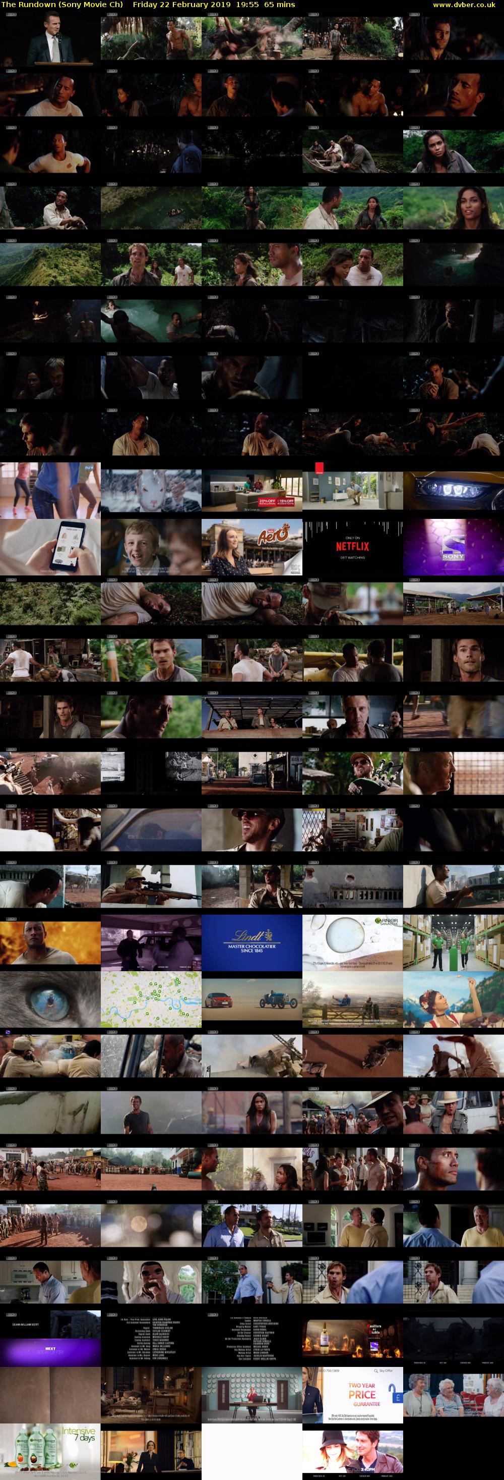The Rundown (Sony Movie Ch) Friday 22 February 2019 19:55 - 21:00