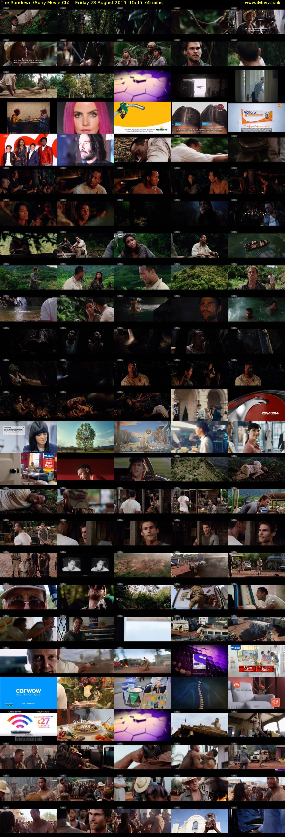 The Rundown (Sony Movie Ch) Friday 23 August 2019 15:45 - 16:50