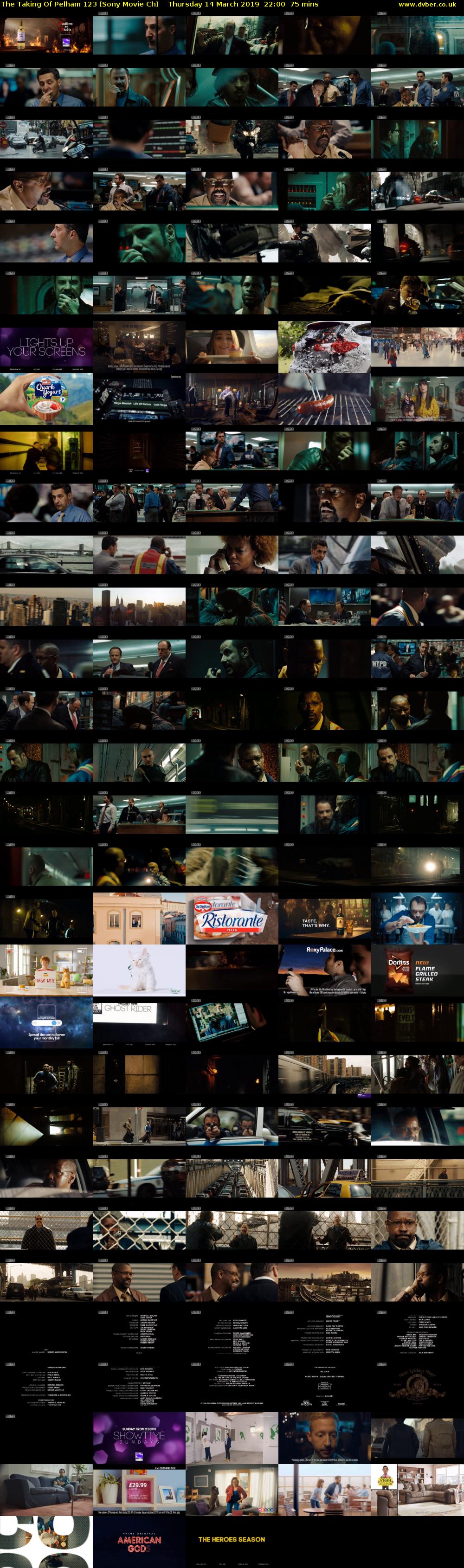 The Taking Of Pelham 123 (Sony Movie Ch) Thursday 14 March 2019 22:00 - 23:15