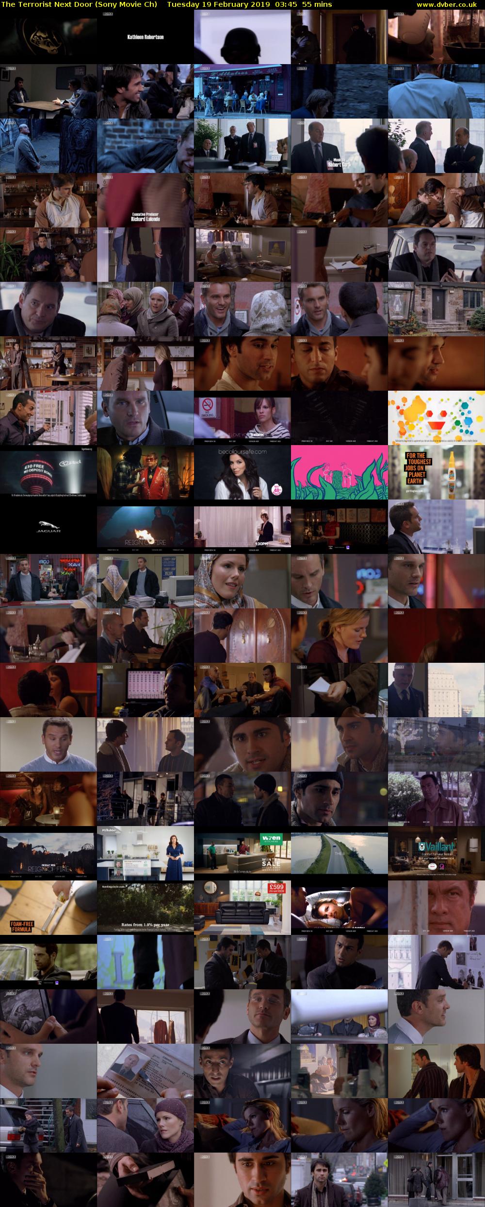 The Terrorist Next Door (Sony Movie Ch) Tuesday 19 February 2019 03:45 - 04:40