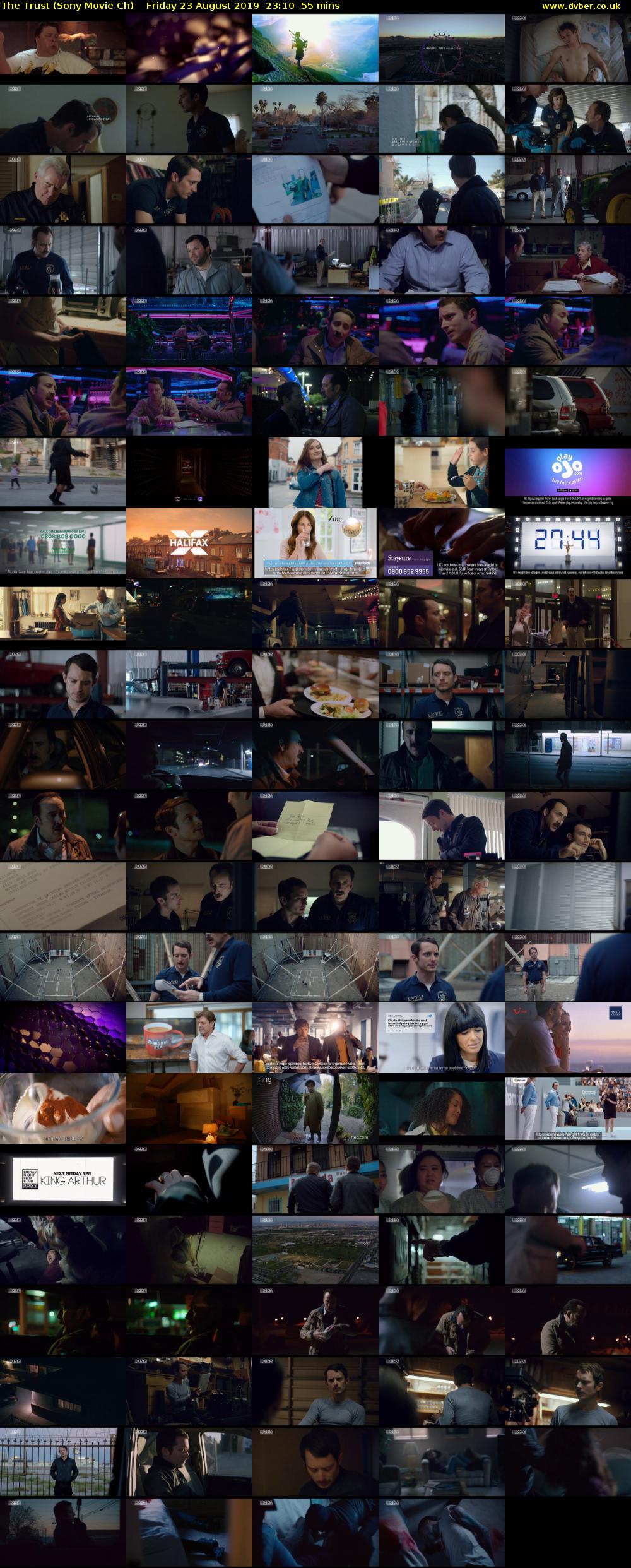 The Trust (Sony Movie Ch) Friday 23 August 2019 23:10 - 00:05