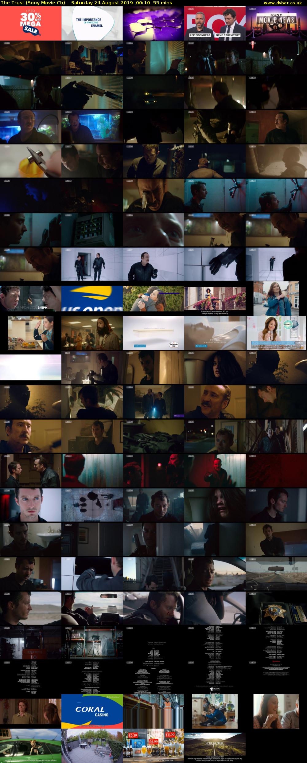 The Trust (Sony Movie Ch) Saturday 24 August 2019 00:10 - 01:05