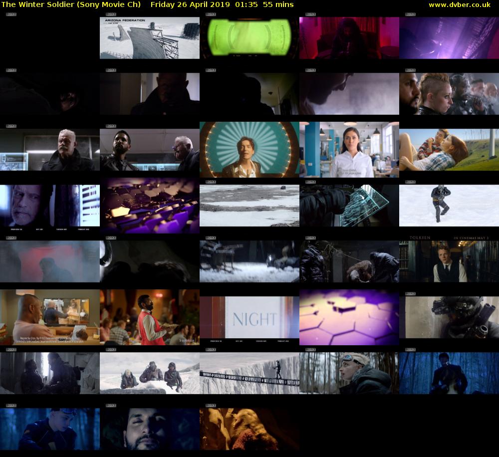 The Winter Soldier (Sony Movie Ch) Friday 26 April 2019 01:35 - 02:30