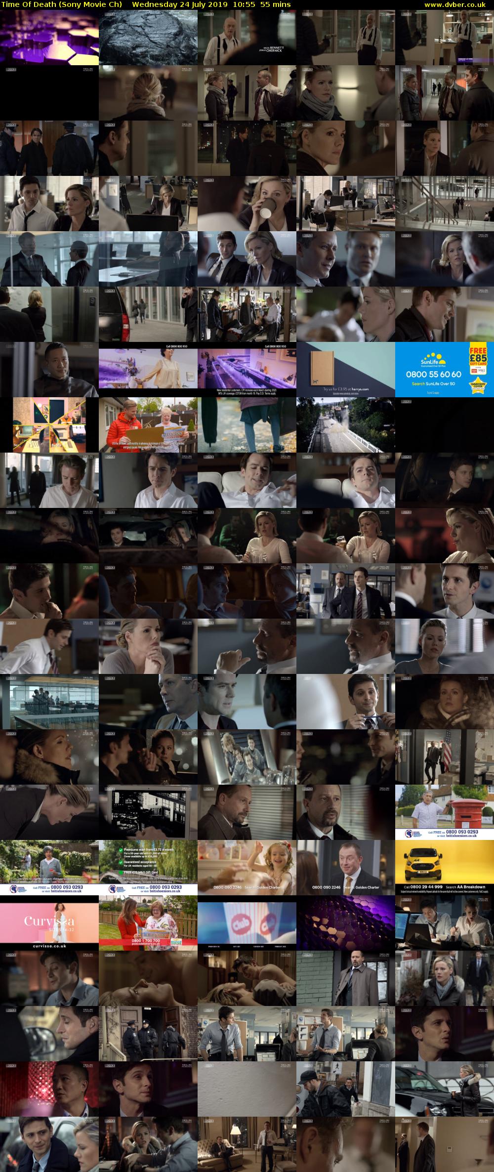 Time Of Death (Sony Movie Ch) Wednesday 24 July 2019 10:55 - 11:50