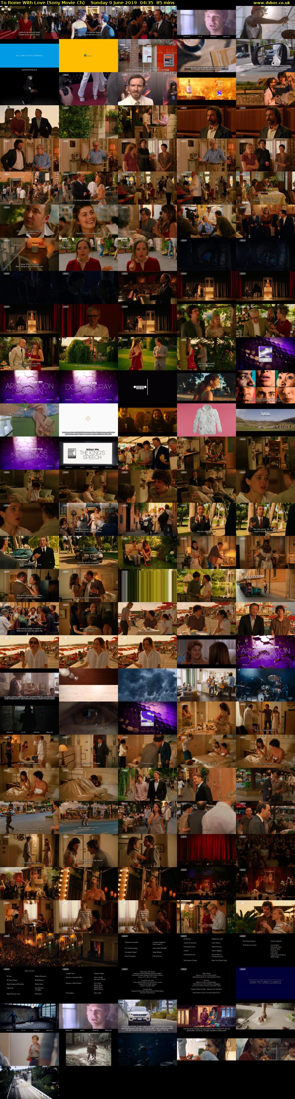 To Rome With Love (Sony Movie Ch) Sunday 9 June 2019 04:35 - 06:00