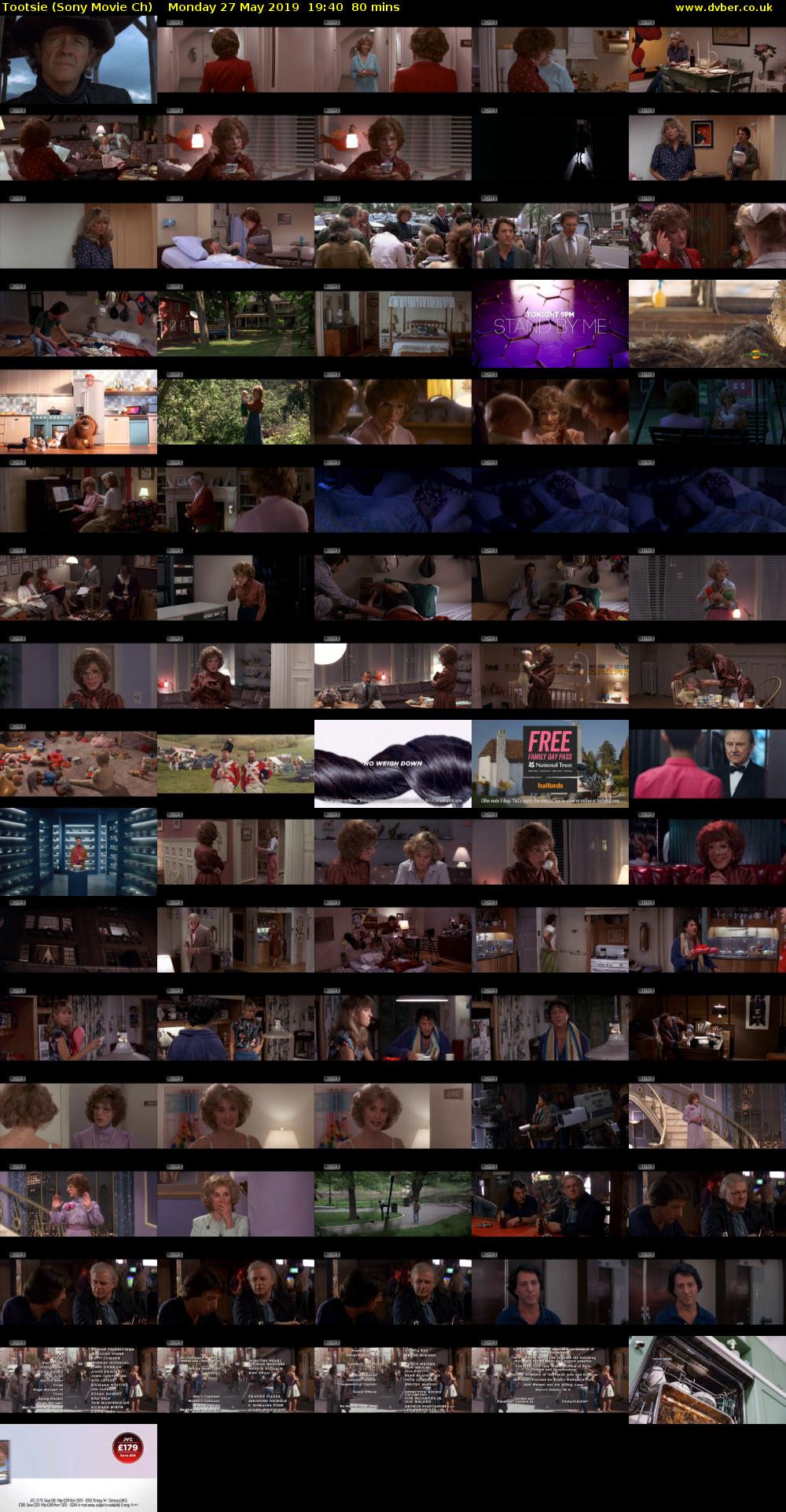 Tootsie (Sony Movie Ch) Monday 27 May 2019 19:40 - 21:00