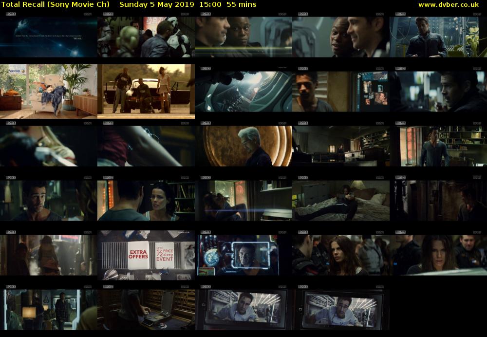 Total Recall (Sony Movie Ch) Sunday 5 May 2019 15:00 - 15:55