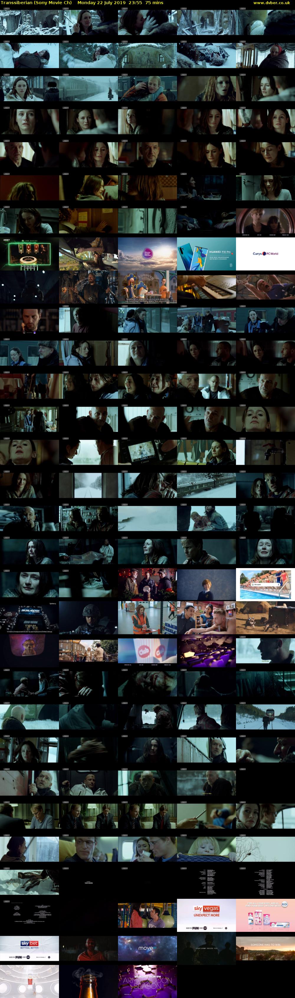 Transsiberian (Sony Movie Ch) Monday 22 July 2019 23:55 - 01:10