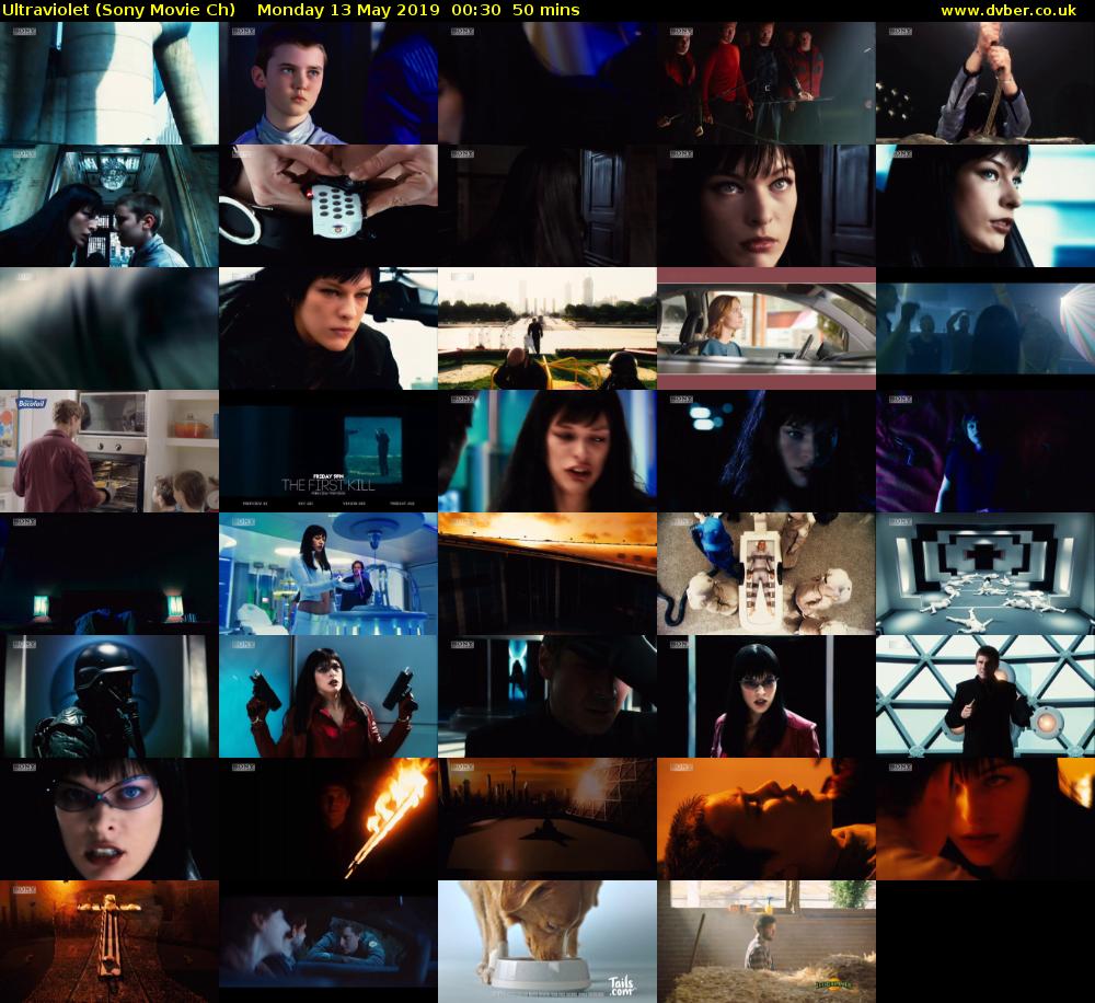 Ultraviolet (Sony Movie Ch) Monday 13 May 2019 00:30 - 01:20